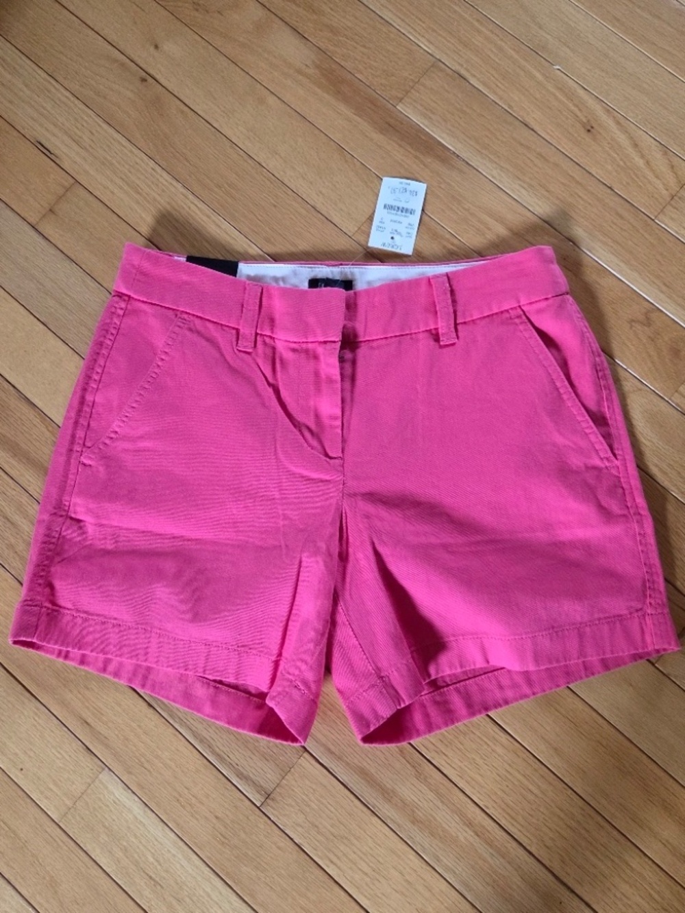 NWT JCrew Chino Pink Shorts Size 0